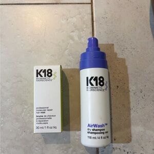 K18 dry shampoo K18 hair mask